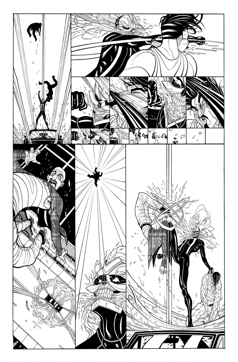 Illustration for article titled Marvel artists walk through the creation of kickass fight sequences in comics